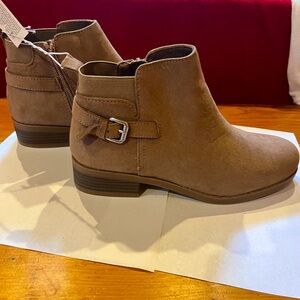 Taupe Old Navy ankle boots